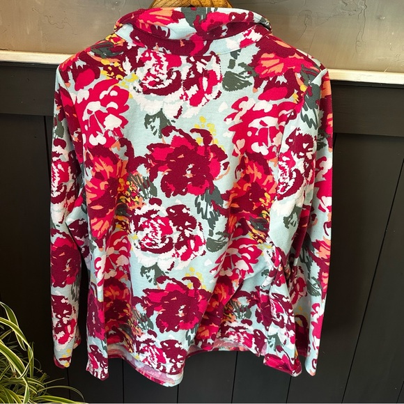 Susan Graver Weekend Split Neck Brushed Fleece Pullover with Collar size 2X - Picture 8 of 12